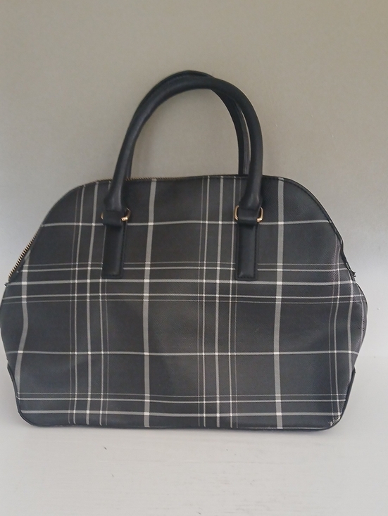 a new day Handbags - A New Day Plaid Dome Satchel